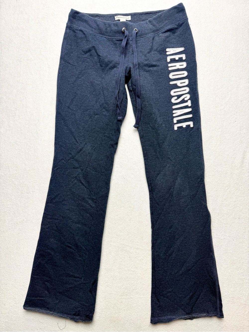 Aeropostale Navy Sweatpants with White Logo